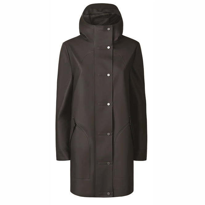 Regenjas Hunter Womens Original Rubber Hunting Coat Black