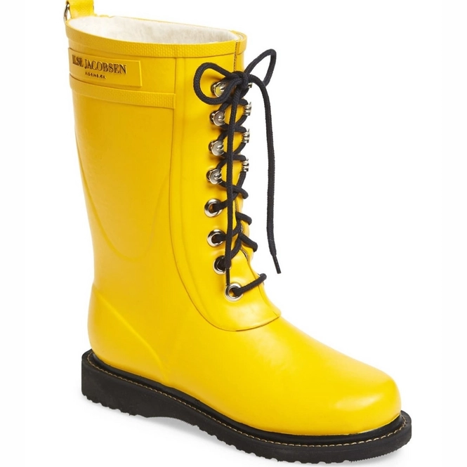 Bottes De Pluie Ilse Jacobsen Taille 37 - Caoutchouc Gris Foncé - Neuves Avec Emballage Abîmé