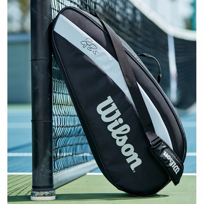 Wilson Federer Lot de 2 raquettes de tennis avec sac Wilson Advantage