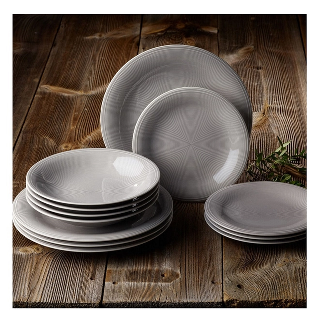 Set Da Caffè Villeroy & Boch Color Loop Horizon | 12 Pezzi In Porcellana | Tazze, Piattini E Piatti | Design Elegante Blu - Foto 6