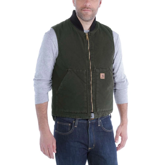 Bodywarmer Carhartt Men Sandstone Arctic Vest Moss Veiligheidsschoenen Expert