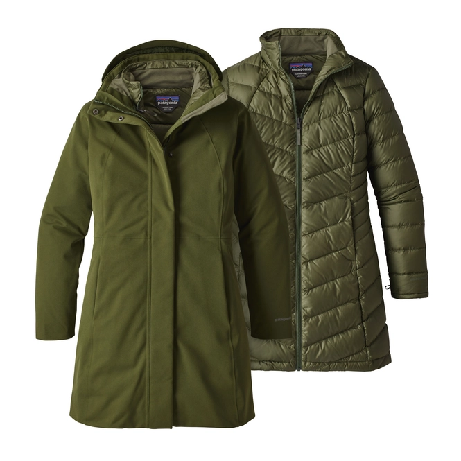 Jacket Patagonia Women's Tres 3in1 Parka Nomad Green Outdoorsupply.co.uk Jacket Patagonia Women's Tres 3in1 Parka Nomad Green Outdoorsupply.co.uk