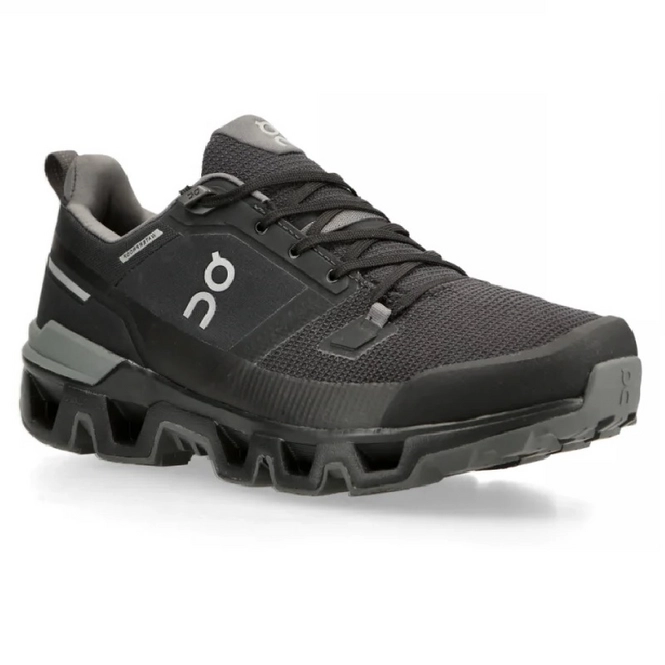 Hiking Shoes On Running Men Cloudwander Waterproof Black Eclipse ...