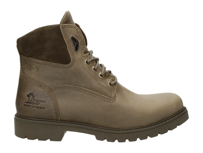 Boots Panama Jack Men Amur GTX C32 Gevet leer Khaki | Schoenfashion