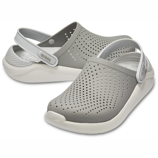 Medizinische Schuhe Crocs LiteRide Clog Smoke Pearl White Damen/ Herren