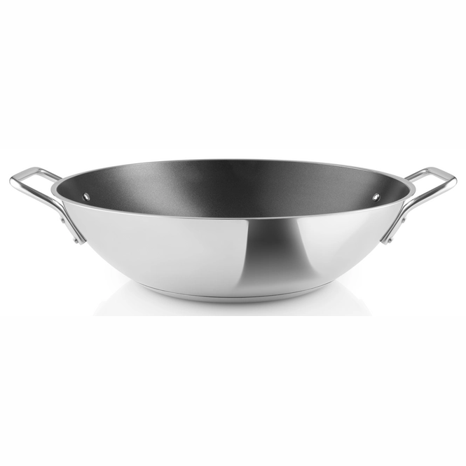 Wok Eva Solo Trio Stainless Steel Ceramic 32 cm Cookwarestore