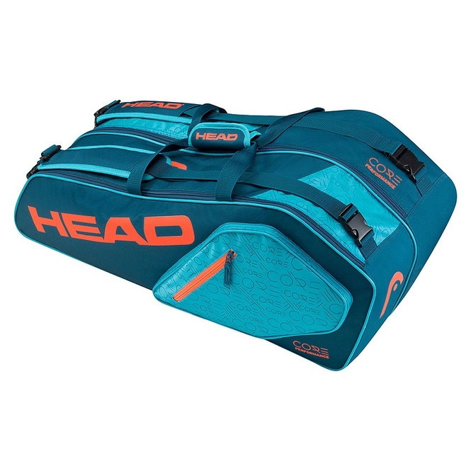 Tennis Bag HEAD Core 6R Combi Petrol
