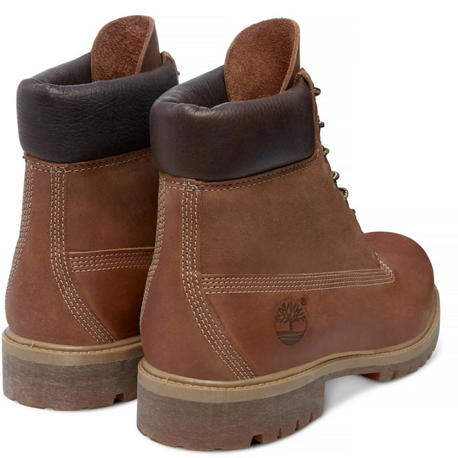 timberland burnt orange worn oiled