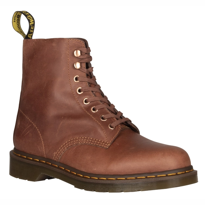 Dr. Martens Homme 1460 Pascal Tan Polo Brown Soapstone Hi Suede Wp