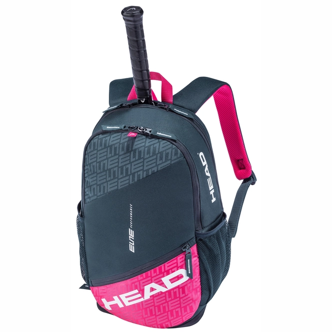 Tennis Rucksack HEAD Elite Backpack Anthracite Pink | Tennisplanet.co.uk