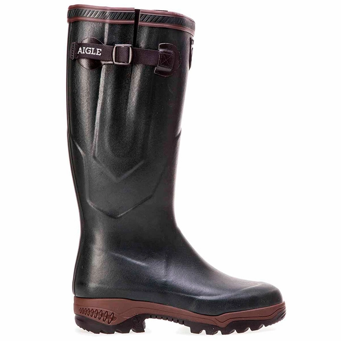 Wellies Aigle Parcours 2 Iso Bronze Calf Size M/L | Widecalfbootsstore