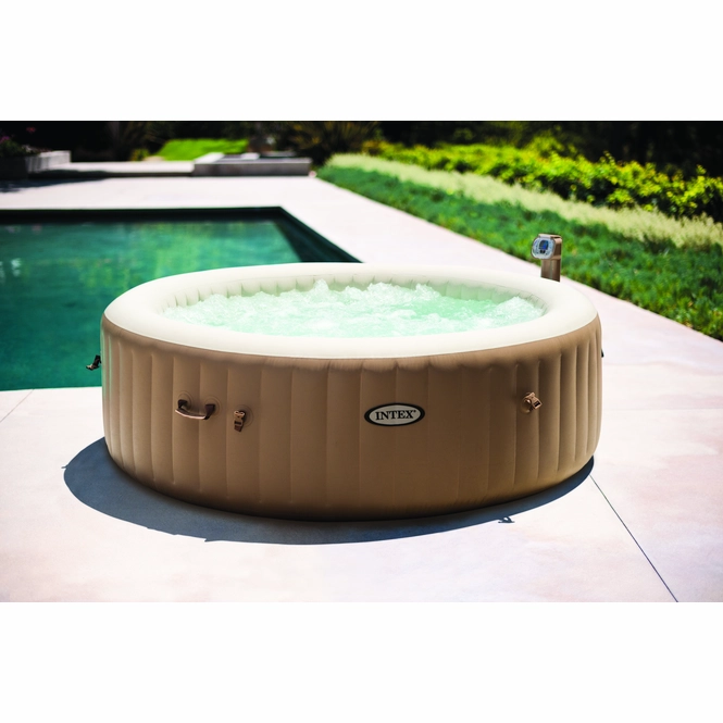 Opblaasbare Jacuzzi Intex Purespa Bubbel Bruin 6 Personen Etrias.nl