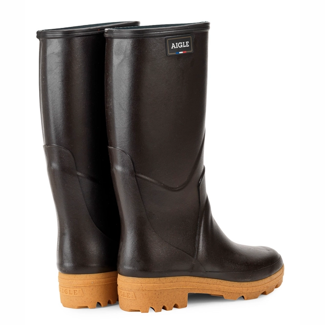Bottes de Pluie Aigle Women Chambord Pro Iso L2 Brun