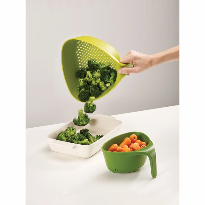 Colander Joseph Joseph Triangle Green (Set of 2) | Cookwarestore