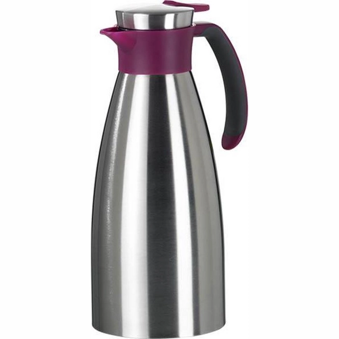 Thermos Jug Emsa Soft Grip Quick Tip Raspberry 1,5l 