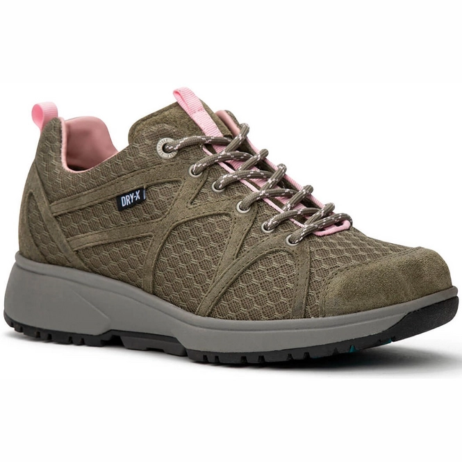 Wandelschoen Xsensible Stretchwalker Women Stockholm Moss Pink Outdoorsupply