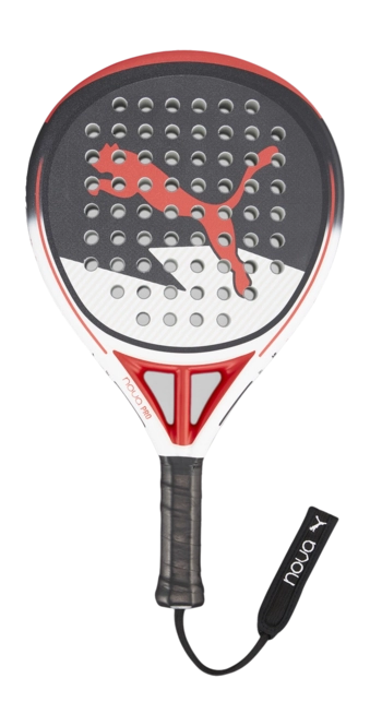 Padel Racket PUMA Nova Padel Pro Ctr PUMA Black PUMA White Active Red ...