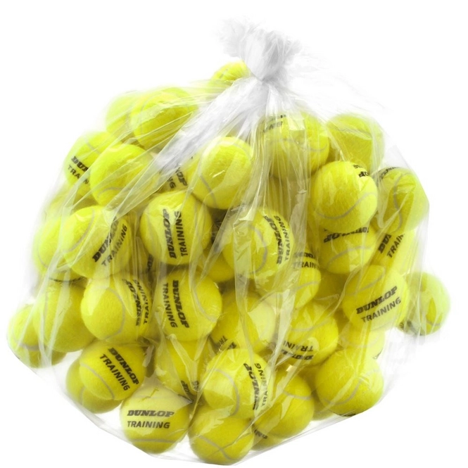 Tennis Balls Dunlop Training (60 Polybag) 2020