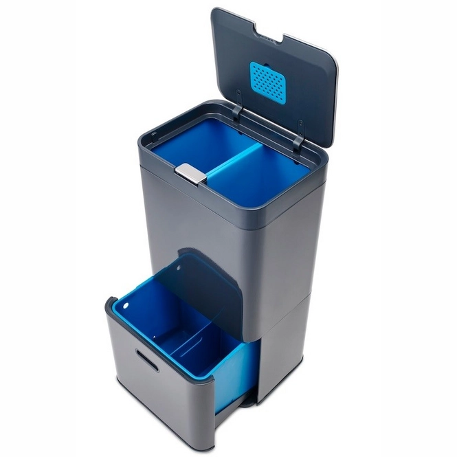 Poubelle Joseph Joseph Intelligent Waste Totem Graphite Cuisineetcocotte