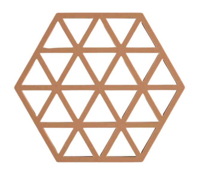 Onderzetter Zone Denmark Hexagon Terracotta 16 cm | Stijlvol in Huis