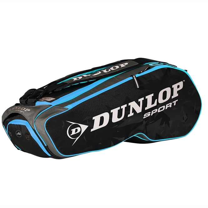 Sac De Sport Dunlop - Sac Raquettes Tennis 65L Avec Compartiments Modulables, Poche à Chaussures - 78x33x35 Cm