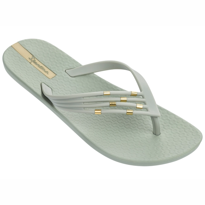 Ipanema Damen Flipflop 'Class Lush' – Elegante Sandale Mit Metallic-Applikation, Zerknittertem Look