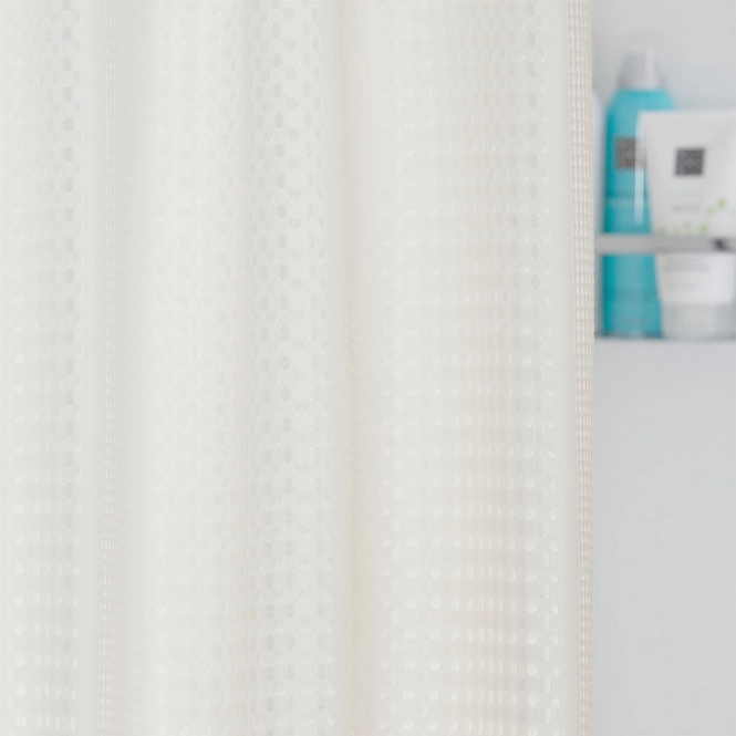 Douchegordijn Sealskin Relative Polyester Wit 180x200 cm Badkamerstore