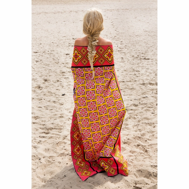 Kikoy Pure Kenya Kanga Towel Coral