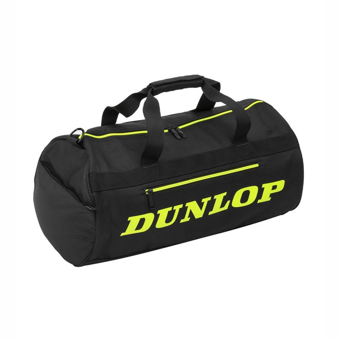 DUNLOP SX-Performance Tennistasche Für 12 Schläger - Blaugrün-Schwarz-Gelb Design
