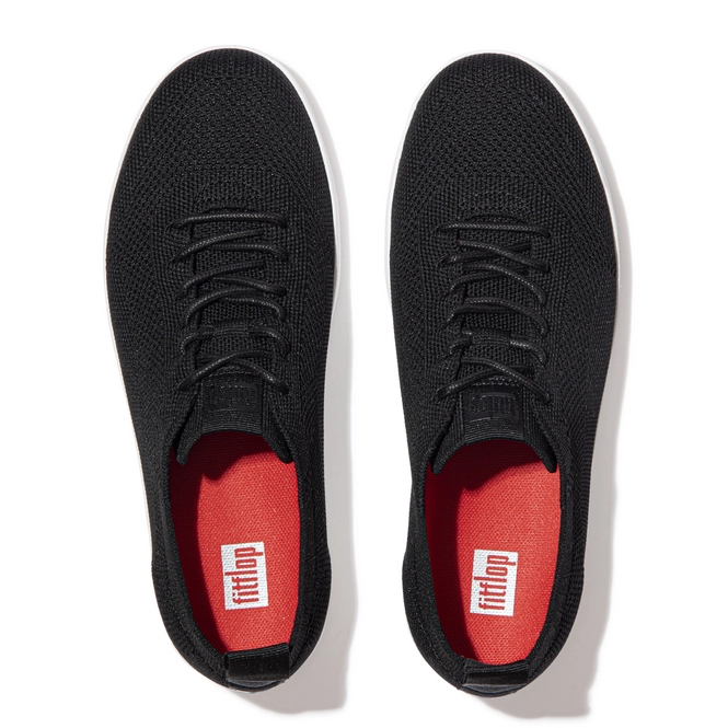 fitflop black rally trainers