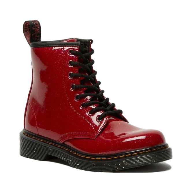 Boots Dr. Martens Junior 1460 Bright Red Cosmic Glitter Etrias Brands