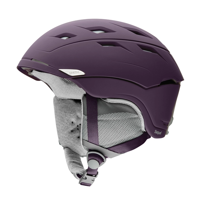 Ski Helmet Smith Sequel Matte Black Cherry Outdoorsupply.co.uk