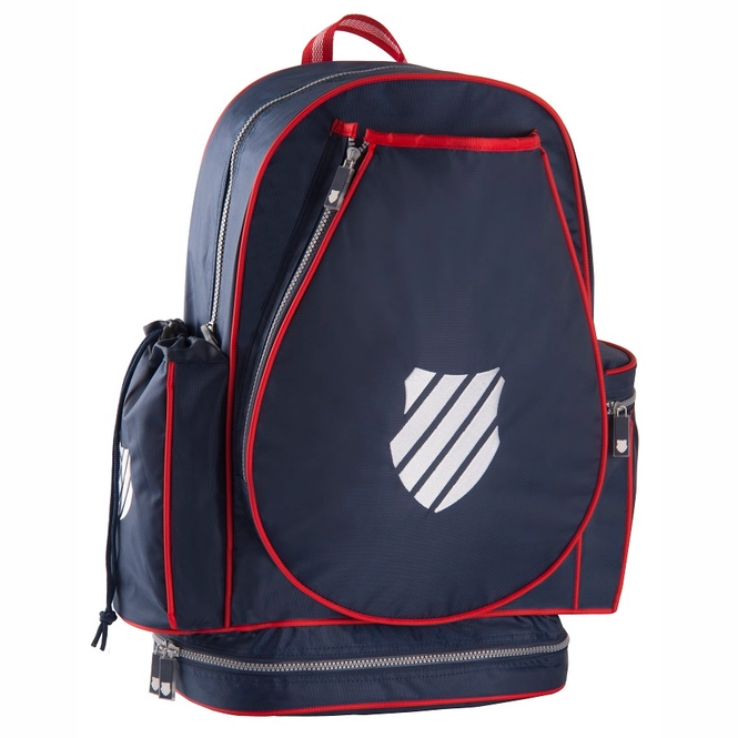 Tennisrucksack K Swiss TAC Backpack Sr Navy Red