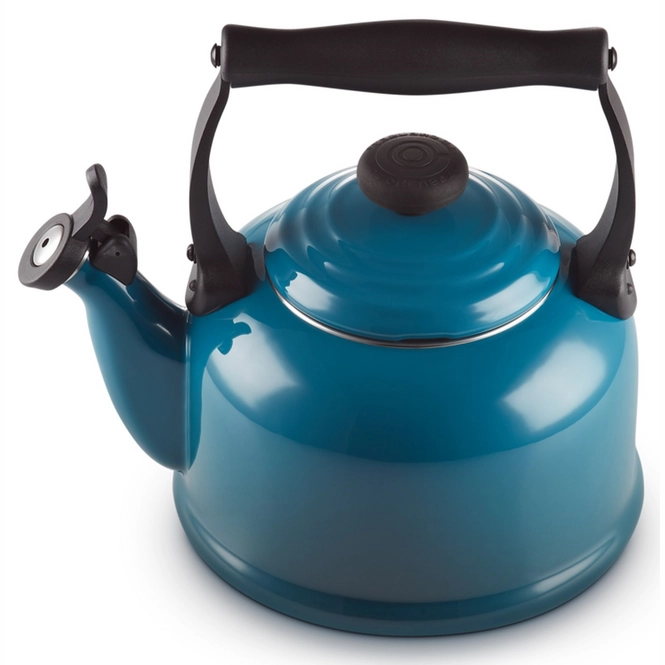 Fluitketel Le Creuset Tradition Deep Teal 2.1 Liter Kookexpert
