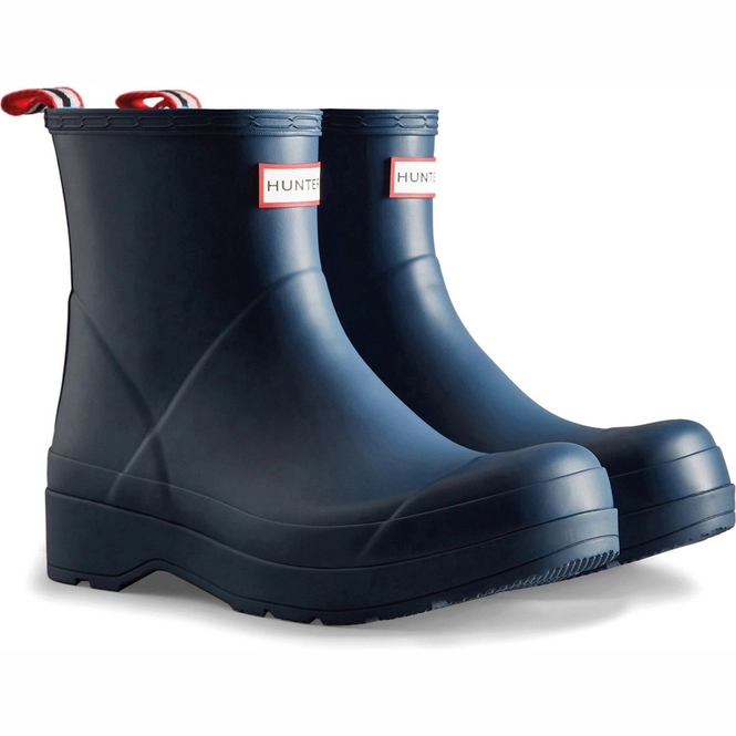 Regenstiefel Hunter Men Original Play Boot Short Valtameri Blue