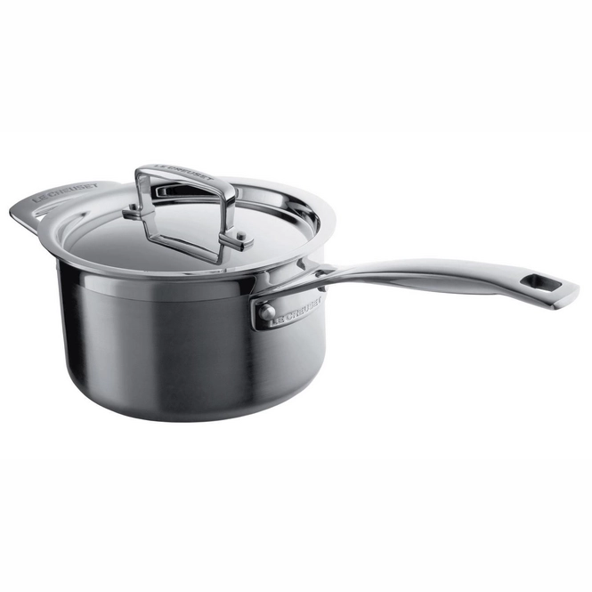 Steelpan Le Creuset RVS met Deksel 16 cm Pannenwinkel