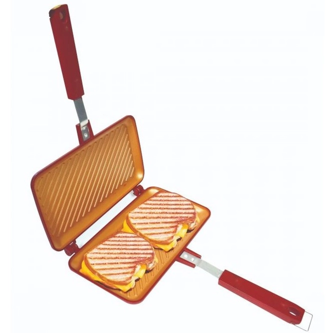 Sandwichmaker Red Copper Flipwich DUO Rot Kochexperte