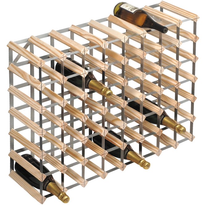 Casier à Vin RTA Wineracks Acier Galvanisé 56 Bouteilles 8x6 Natural