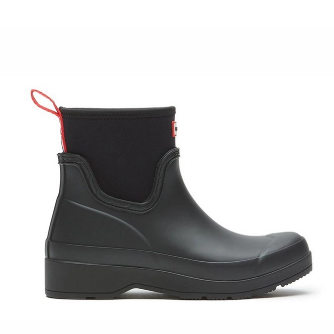 Bottes en Caoutchouc Hunter Women Play Short Neoprene Black Bottespluie