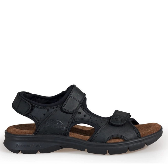 Sandaal Panama Jack Salton Basics C2 Napa Grass Negro Black | Etrias.de
