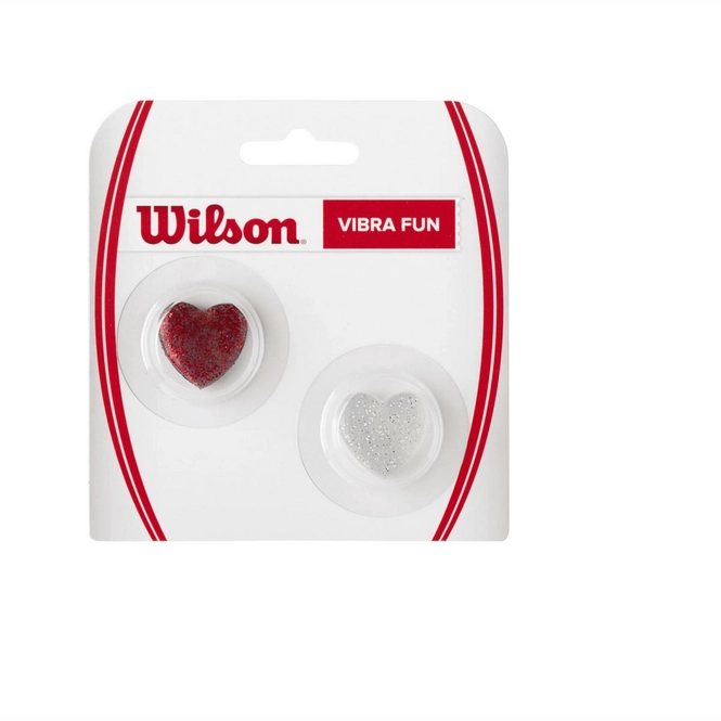 Racket Dampener Wilson Vibra Fun Glitter Hearts (2 pcs)
