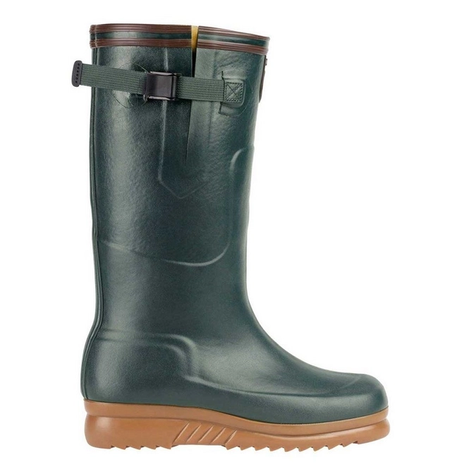 aigle lace up wellies