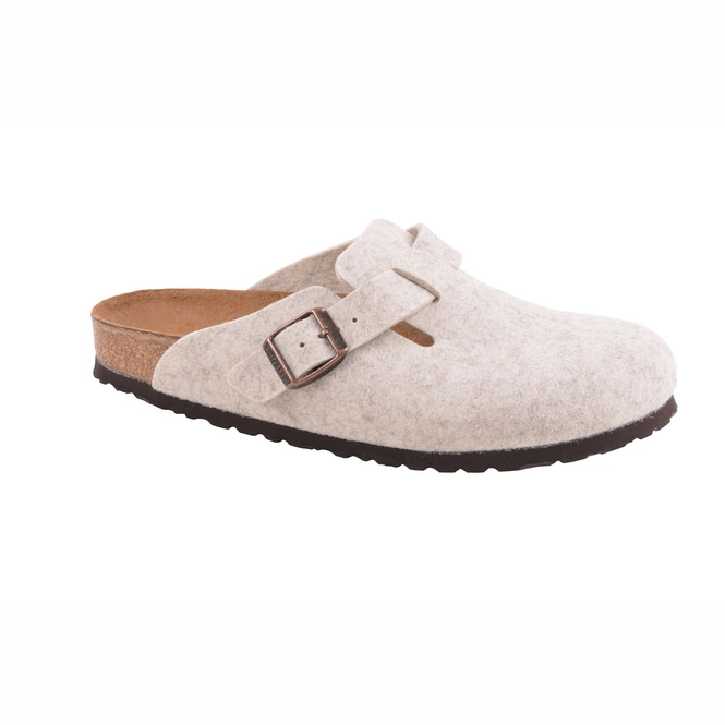 Clogs Birkenstock Boston Filz Beige Clogsexperte