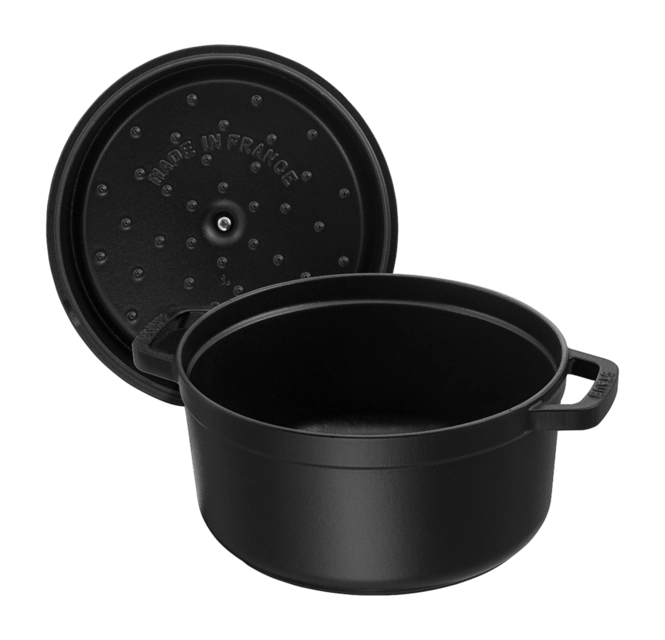 Cocotte Staub Ronde 30 Cm – Neuve, Jamais Servie, Fabrication Française, Cuisson Gaz