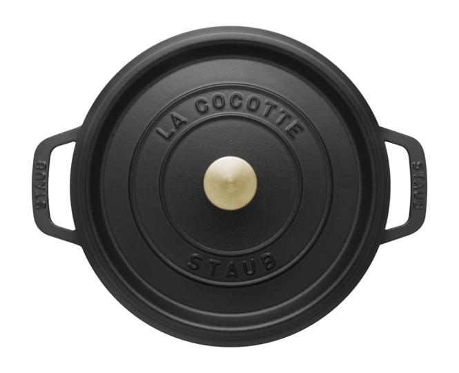Staub Cocotte ronde 30 cm gris au meilleur prix sur