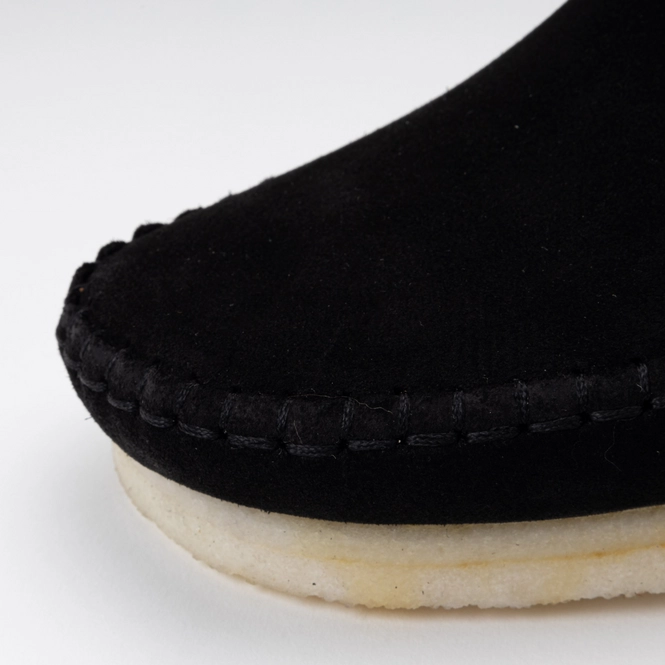 Men's Original Weaver Black Suede Boots – Ankle-High Suede Casual Boots