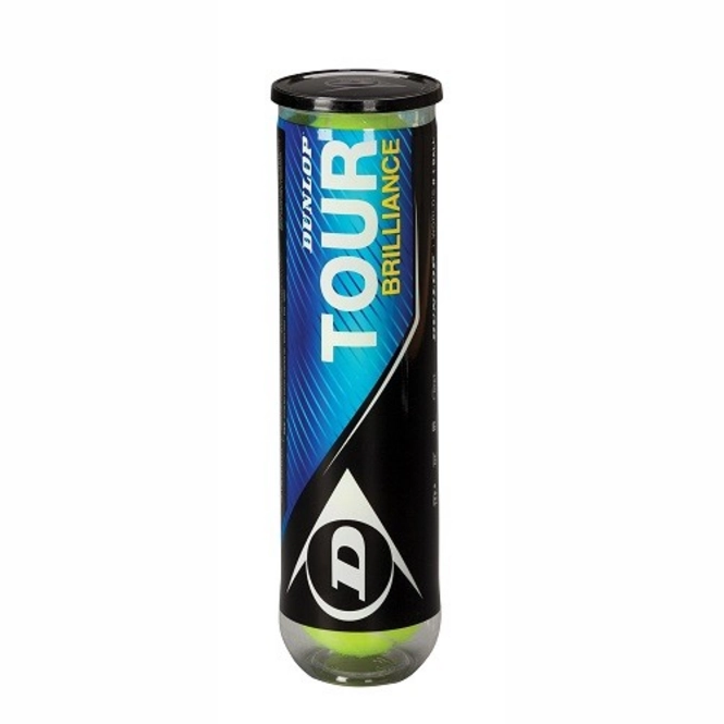Tennis Balls Dunlop Tour Brilliance 4Tin (Box 36x4)