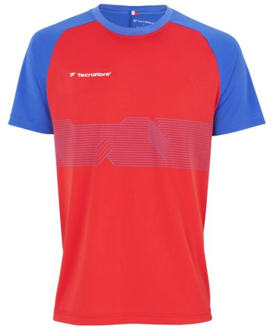 Tennis Shirt Tecnifibre F2 Airmesh Red | Tennisplanet.co.uk
