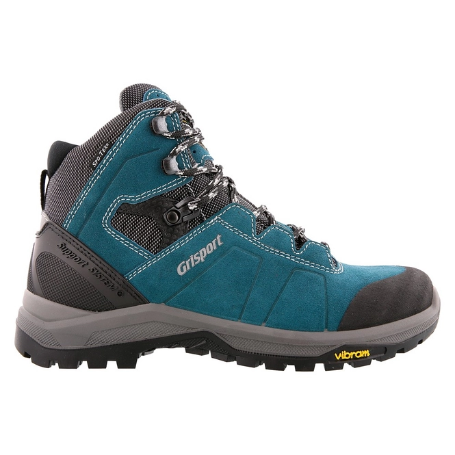 Grisport Aztec - Chaussures De Randonnée Hautes Mixte - Coupe Large, Bout Rond, Fermeture Lacets Et Crochets