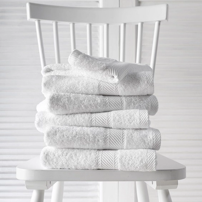 Set Linge De Bain Fuchsia - 2 Gants + 2 Serviettes 50x100cm + 2 Draps De Douche 70x140cm